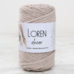 Asil Acar Home Loren Decor 3 Büküm Makrome İpi Bej - L049