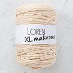 Asil Acar Home Loren XL Makrome Açık Bej El Örgü İpi - R040 - 33705