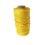 Asil Acar Home Makrome İpi 3mm Polyester Koyu Sarı