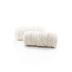 Asil Acar Home Pamuk Makrome 4 mm İp Ekru
