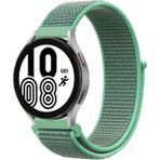 Asil Acar Home Samsung Galaxy Watch 4 Hasırlı Cırtcırtlı Kordon (Saat Değildir) - Turkuaz - Çok Renkli