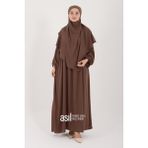 Asil Ferace Sufle Peçe Takım Camel - Kahve - S - Standart