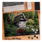 Asil Hobi Ağaçların İçerisinde Şirin Ev-Doğa Yapboz-Ayak Destekli Çerçeveli 240 Parça Puzzle