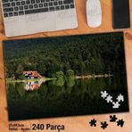 Asil Hobi Bolu-Gölcük-Tabiat-Doğa-Manzara Yapboz-Ayak Destekli Çerçeveli 240 Parça Puzzle
