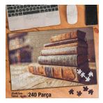 Asil Hobi Eskimiş Kitaplar-Antika-Nostalji Yapboz-Ayak Destekli Çerçeveli 240 Parça Puzzle