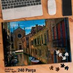 Asil Hobi Evler-Büyük Kanal-Kayık-Sandal Yapboz-Ayak Destekli Çerçeveli 240 Parça Puzzle