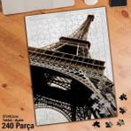 Asil Hobi Eyfel Kulesi-Paris-Tarihi-Mimari Yapboz-Ayak Destekli Çerçeveli 240 Parça Puzzle