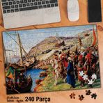 Asil Hobi Fatih Sultan Mehmet Yapboz-Ayak Destekli Çerçeveli 240 Parça Puzzle