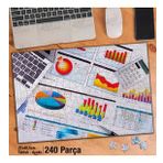 Asil Hobi Grafikler-Çizelgeler-İş Tablosu-Ofis Yapboz-Ayak Destekli Çerçeveli 240 Parça Puzzle