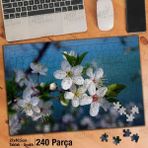 Asil Hobi Kiraz Ağacı-Kiraz Çiçeği Bahar-Doğa Yapboz-Ayak Destekli Çerçeveli 240 Parça Puzzle