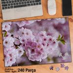 Asil Hobi Kiraz Çiçekleri-Doğa-Japon-Ağaç Yapboz-Ayak Destekli Çerçeveli 240 Parça Puzzle
