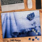 Asil Hobi Maket Ev-Anahtar-Projeler-Mimari Yapboz-Ayak Destekli Çerçeveli 240 Parça Puzzle