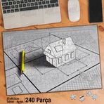 Asil Hobi Proje-Çizim-Mimarlık-Tasarım Yapboz-Ayak Destekli Çerçeveli 240 Parça Puzzle