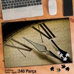 Asil Hobi Roma Rakamları-Zaman-Saat Yapboz-Ayak Destekli Çerçeveli 240 Parça Puzzle