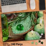Asil Hobi Terapi-Mum-Yeşil Misket-Yapboz-Ayak Destekli 240 Parça Puzzle