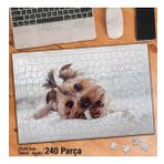 Asil Hobi Yorkshire-Terrier-Süs Köpeği-Hayvan Yapboz-Ayak Destekli Çerçeveli 240 Parça Puzzle