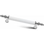 Asil Metal Inci Kombin Lüks Modern Dolap Çekmece Kulpları 64 mm Krom Beyaz - yok