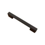 Asil Metal Köprü Modern Lüks Mobilya Dolap Çekmece Kulpları (2 Adet ) 224 Mm Siyah