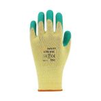Asil Metal Maxsafety LTX013 Lateks Camcı Eldiveni Sarı Yeşil - 1 Adet