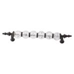 Asil Metal Polimer Iğne Ayak Kristal Boncuk 160 mm Siyah (16 Cm) - renk