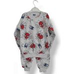 Asil Öztürk Baby & Kids Balam Erkek Çocuk Spider Man Desenli Alt Üst Eşofman Takımı Pijama - 00E-Gri - 7 Yaş