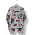 Asil Öztürk Baby & Kids Balam Erkek Çocuk Superman Baskılı Alt Üst Eşofman Takımı Pijama - 01-Gri - 2 Yaş