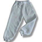 Asil Öztürk Baby & Kids Kız Erkek Bebek Çocuk Kışlık Polar Cepli Alt Eşofman Pantolon Içi Şardonlu - Açık Ekru - 3 - 4 Yaş