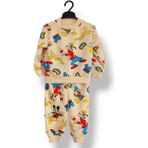 Asil Öztürk Baby & Kids Kız Erkek Bebek Çocuk Unisex Alt Üst Takım Mevsimlik Eşofman Pijama Takımı - 2 Yaş - Açık Ekru