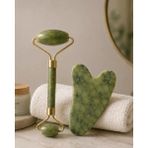 Asil Sepet Asiltech Jade Roller ve Gua Sha Taşı Yüz Bakım Masaj Seti