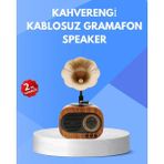 Asil Sepet Asiltech Retro Tasarımlı Mini Bluetooth Hoparlör ve Fm Radyo Çoklu Medya - Çok Renkli