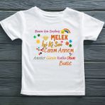 Asilcom Benim Için Seçilmiş Melek Anneler Günü Kutlu Olsun Yazılı Çocuk Tişörtü - 001 - Beyaz - 2 Yaş
