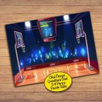 Asilmeydan 427356628 24 Parça Basketbol Salonu Pota Çocuk Puzzle Yapboz Tablo