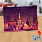 Asilmeydan 433438798 99 Parça Işıklı Paris Gecesi Puzzle Yapboz Tablo