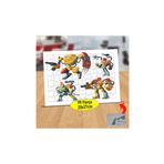 Asilmeydan 433558064 99 Parça Turuncu Renkli Robotlar Puzzle Yapboz Tablo