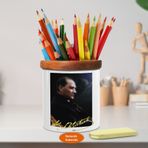 Asilmeydan 449439992 Karanlıkta Oturan Mustafa Kemal Ahşap Seramik Kalemlik