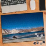 Asilmeydan 455417842 240 Parça Sahilde Araba Manzara Puzzle Yapboz Tablo