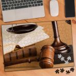 Asilmeydan 455668740 240 Parça Hakim Masa Tokmağı Puzzle Yapboz Tablo
