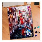 Asilmeydan 455875459 240 Parça Venedik Nehir Manzarası Puzzle Yapboz Tablo