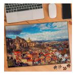 Asilmeydan 456259750 240 Parça Bulutlu Şehir Manzarası Puzzle Yapboz Tablo