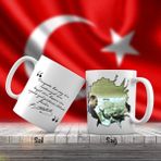 Asilmeydan Asil Hediyelik Baş Öğretmen -Mustafa Kemal Atatürk - Harf Tablosu Atatürk'ün Sözleri Kupa