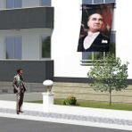 Asilmeydan Ay-Yıldız - Gazi Mustafa Kemal Atatürk Poster Cephe Bayrak -1,5x2,25 Metre - Renkli