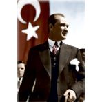 Asilmeydan Ay Yıldız Sivil Mustafa Kemal Atatürk Poster Dış Cephe Bayrağı 2 x 3 Metre