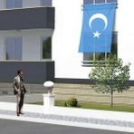 Asilmeydan Doğu Türkistan Bayrağı Raşel Bayrak 150X225 cm