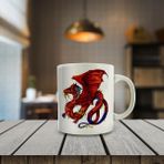 Asilmeydan Ejderha Dragon Baskılı Hediyelik Kupa Bardak