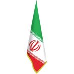 Asilmeydan Iran Bayrak - Ofis-Makam-Toplantı Odaları - Saçaklı Makam Bayrağı - Renkli