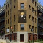 Asilmeydan Kalpaklı Gazi Mustafa Kemal Atatürk Poster Cephe Bayrağı- 200X300CM -2X3METRE - Renkli
