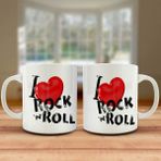 Asilmeydan Kalpli I Rock'n Roll Baskılı Kupa Bardak