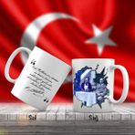Asilmeydan Mustafa Kemal Atatürk - Afet İnan - Atatürk'ün Sözleri -Kupa Bardak