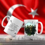Asilmeydan Mustafa Kemal Atatürk Askerlerden Bilgi Alırken - Atatürk'ün Sözleri -Kupa Bardak