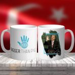 Asilmeydan Recep Tayyip Erdoğan Dünya Beşten Büyüktür Sözü Kupa Bardak